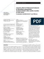 Long-Term Effect of 5-Fluorouracil Enhanced by Intermittent Administration of Polysaccharide K After Curative Resection of Colon Cancer. a Randomized Con