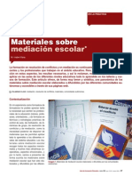 Materiales Sobre Mediación Escolar