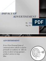 IMPACT OF Advertisement