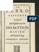 Giovanni Battista Marino - Il Tebro Festante