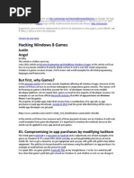 Hacking Windows 8 Games 