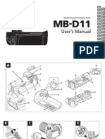 Nikon Multi Power Battery Pack - Mb-d11 - Manual