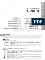 Nikon Teleconverter - Af-S TC - 20eiii - Manual