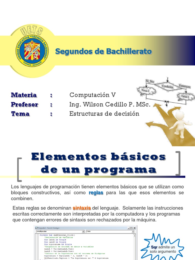 Estructuras de Control en Visual Basic | PDF | Flujo de control ...