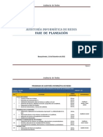 Auditoría Informática de Redes. Fase de Planeación