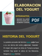 Diapositivas Del Yogurt