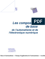 Les Composants de Base de L'electronique Numérique Et de L'automatisme