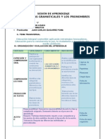 7º Sesión - El Pronombre y Su Clasificación