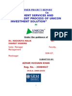 64195115 Unicon Investment Process SOLUTION
