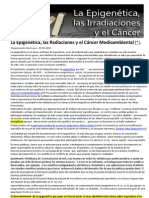 La Epigenetica Las Radiaciones y El Cancer Medioambiental 30-09-2010