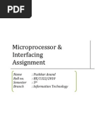 Microprocessor Intel 8086 Programs