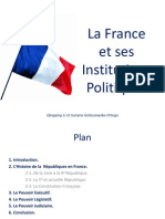 La France Et Ses Institutions Politiques