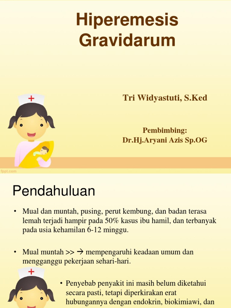 Hiperemesis Gravidarum: Gejala dan Penanganan | PDF