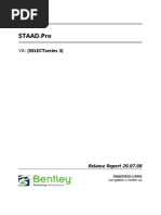 STAAD Pro Beam Analysis Tutorial | PDF | Bending | Beam (Structure)