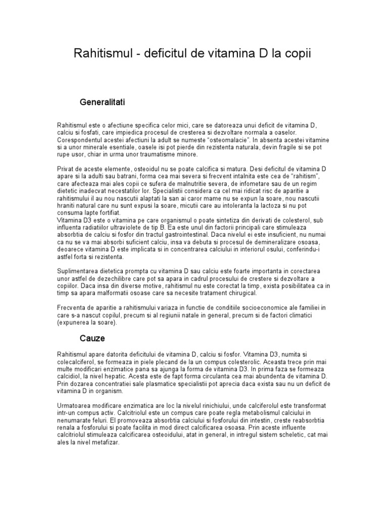 Rahitism | PDF