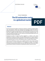 The EU Automotive Sector in a Globalised Market