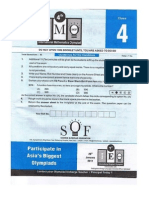 International Olympiad For Mathematics Sample Paper