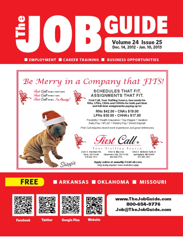 The Job Guide Volume 24 Issue 25 Employee Benefits Employment