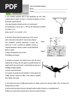 Lista de exercícios