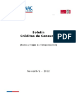 Estudio de costos de créditos de consumo en Chile a diciembre de 2012, Sernac