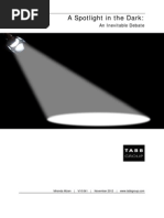 A Spotlight in the Dark