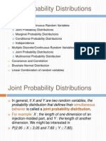 Joint Probability Distributions