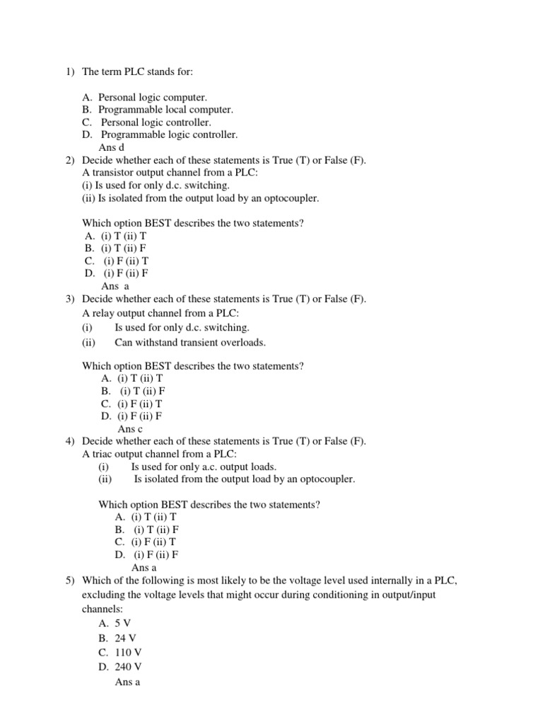 Plc Bits Pdf Programmable Logic Controller Relay