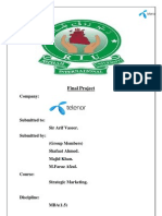 MBA Project Report On Telenor Pakistan