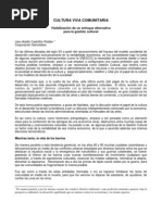 Download Cultura Viva Comunitaria - Visibilizacin de un enfoque alternativo para la gestin cultural - Jairo Adolfo Castrilln Roldn by Cultura Viva Lima SN116719151 doc pdf