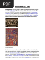 Romanesque Art: Romanesque Art Refers To The Art of Europe From Approximately 1000 AD To The