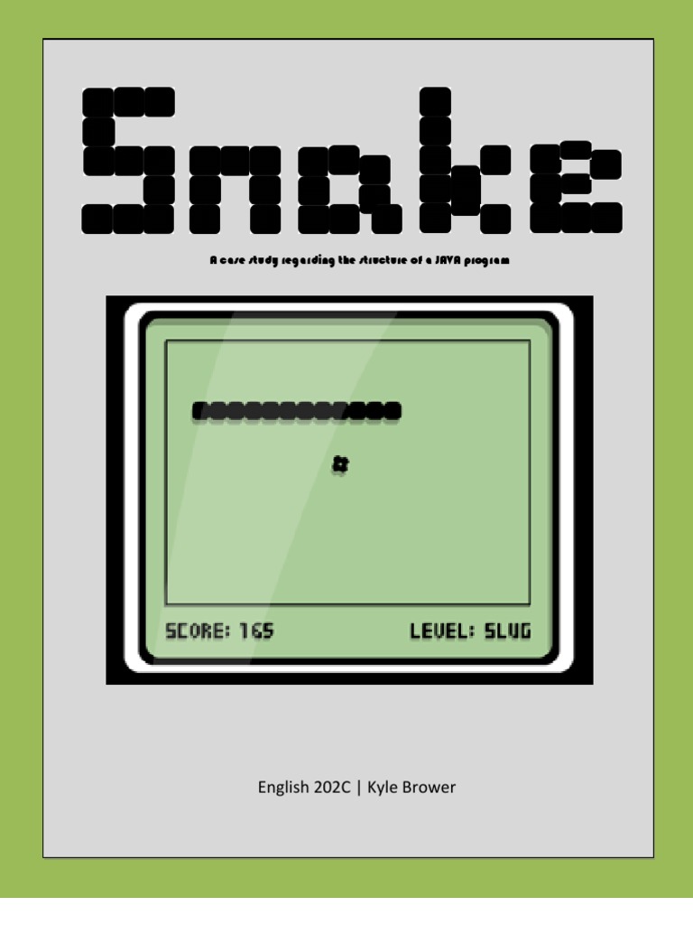 Java Snake Game Structure Explained | PDF | Array Data Structure ...