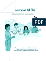 Estructuración - Del - Plan Plan de Gestion Integral Residuos Solidos