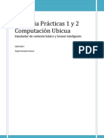 Memoria Prácticas 1 y 2 Computación Ubicua