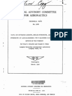 National Advisor Committee For Aeronautics": Technical Note NO. 1205