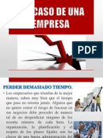 Fracaso de Una Empresa