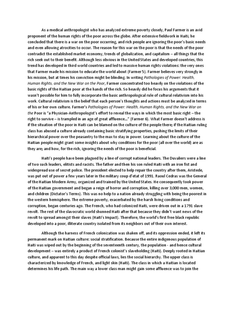 Haiti poverty facts picture