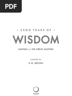 Download 2500 Years of Wisdom Sayings of the Great Masters SAMPLE by DIVINE ARTS SN116766107 doc pdf