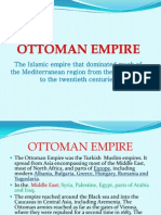 The Islamic Empire That Dominated Much of The Mediterranean Region From The Fourteenth To The Twentieth Centuries