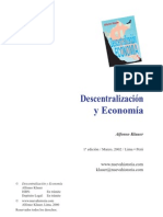 Alfonso KlauerDescentralizaciòn y economía