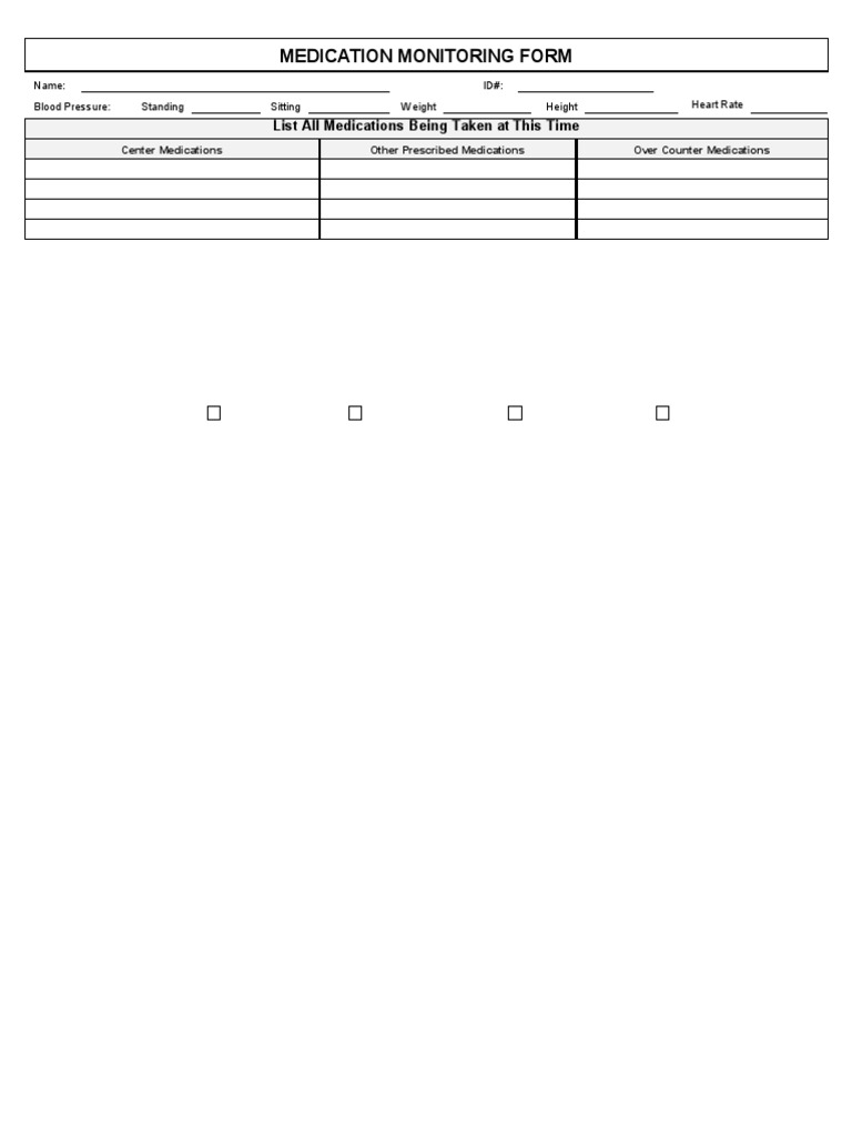 medication monitoring form | Pharmaceutical Drug | Antipsychotic