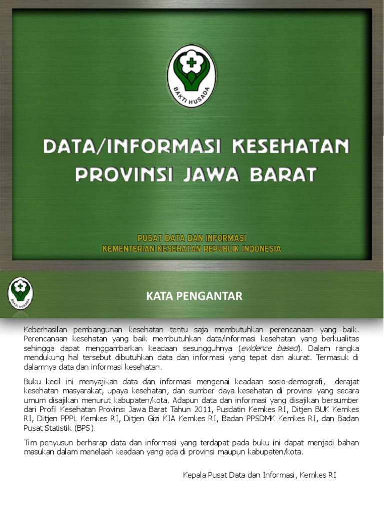 Profil Kesehatan Provinsi Jawa Barat 2011