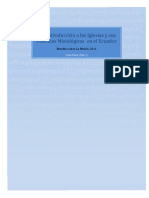 2011 La Iglesias y sus prácticas Misiológicas en el tema del Desarrollo y la Misión Integral en el Ecuador