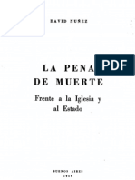 La pena de muerte frente a la Iglesia y al Estado - Pbro. David Núñez