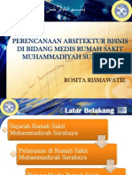 99126738 Perencanaan Arsitektur Bisnis Di Bidang Medis Rumah Sakit Muhammadiyah Surabaya