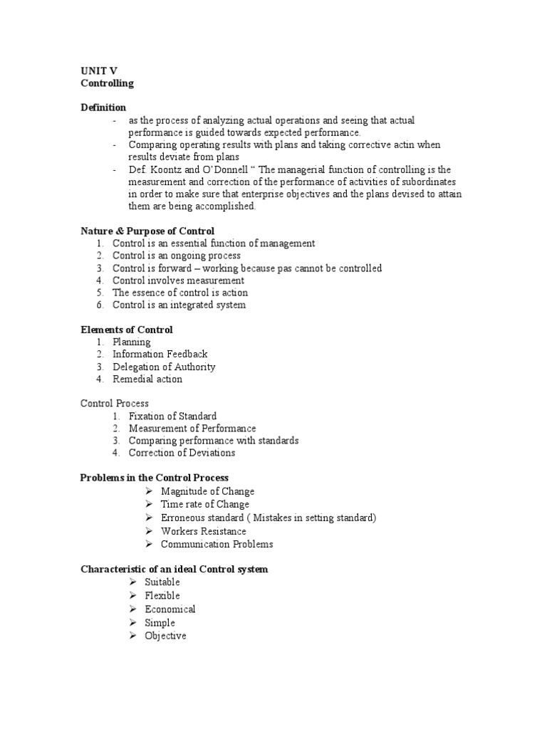 Understanding Management Control Systems | PDF