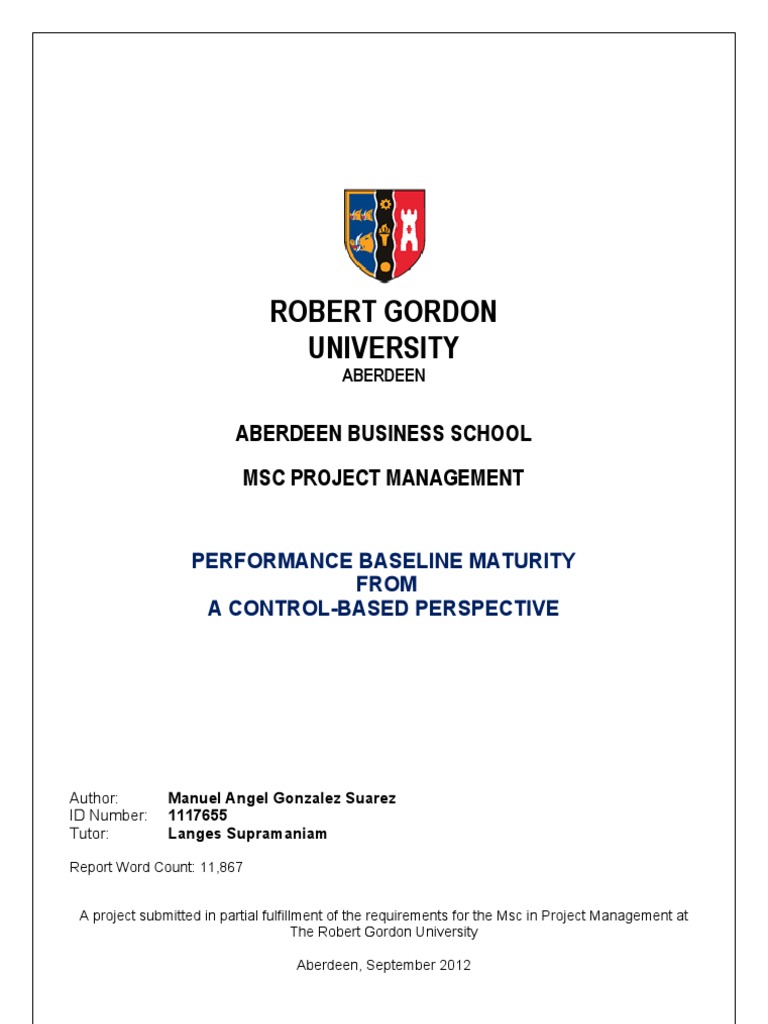 project management dissertation