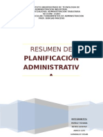 Planificación Administrativa