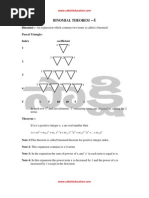 Binomial Theorem