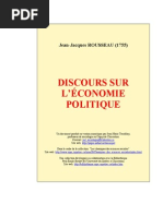 Rousseau - Discours Sur l'Economie Politique [1775]