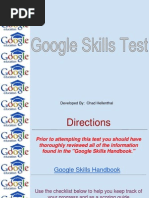 Google Skills Test